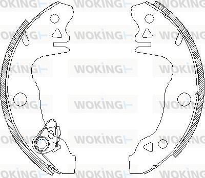 Woking Z4044.00 - Bremžu loki www.autospares.lv