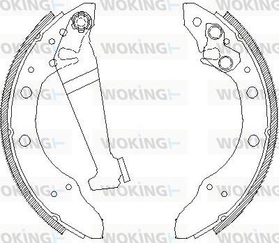 Woking Z4046.01 - Bremžu loki autospares.lv