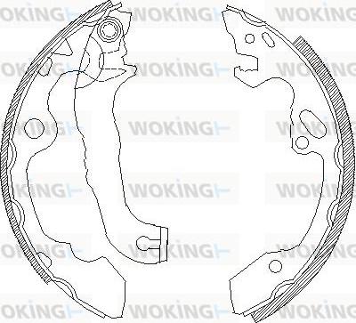 Woking Z4040.00 - Bremžu loki autospares.lv