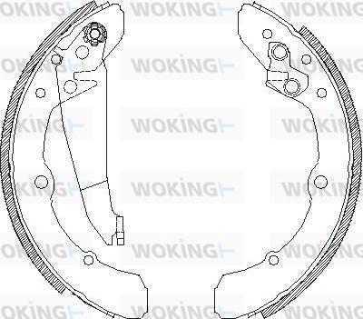 Woking Z4048.00 - Bremžu loki autospares.lv