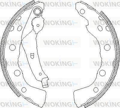 Woking Z4059.00 - Bremžu loki www.autospares.lv