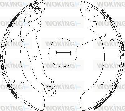 Woking Z4054.00 - Bremžu loki autospares.lv