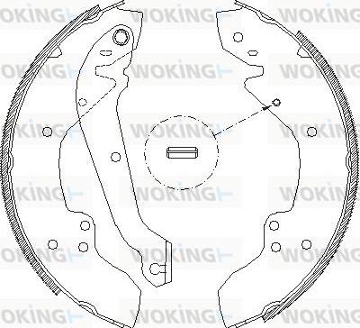 Woking Z4056.00 - Bremžu loki autospares.lv