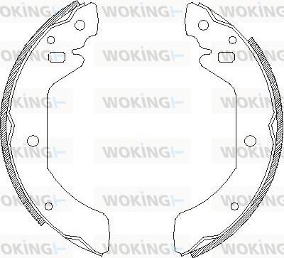 Woking Z4052.00 - Bremžu loki autospares.lv