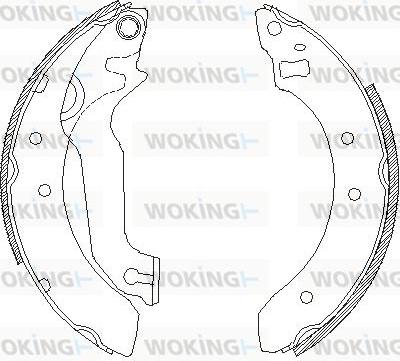 Woking Z4057.00 - Bremžu loki autospares.lv