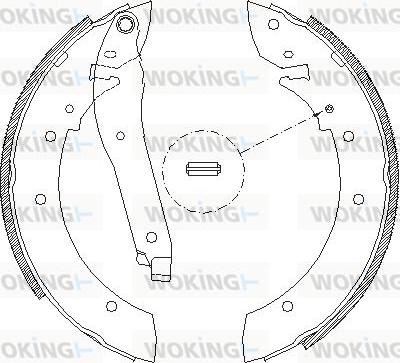 Woking Z4069.00 - Bremžu loki autospares.lv