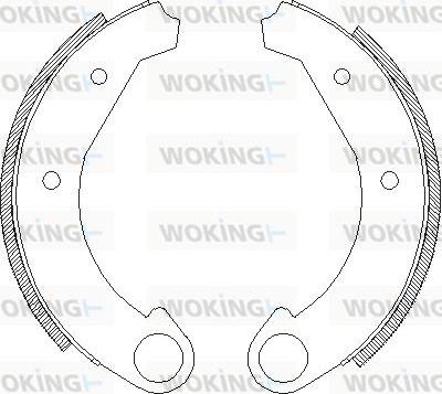 Woking Z4005.00 - Bremžu loki autospares.lv