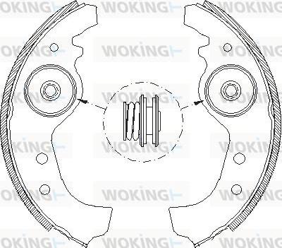 Woking Z4015.01 - Bremžu loki autospares.lv