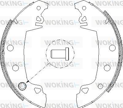 Woking Z4017.01 - Bremžu loki autospares.lv