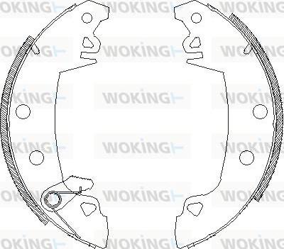 Woking Z4017.03 - Bremžu loki autospares.lv