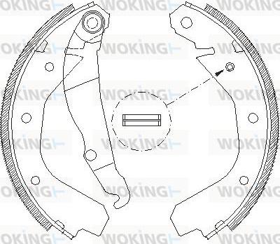 Woking Z4088.00 - Bremžu loki autospares.lv