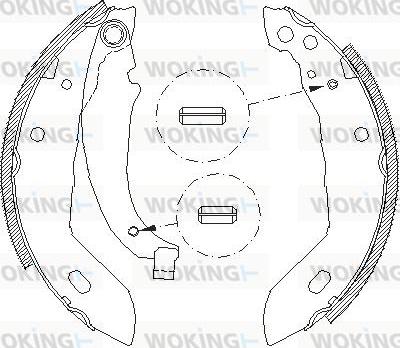 Woking Z4083.00 - Bremžu loki autospares.lv