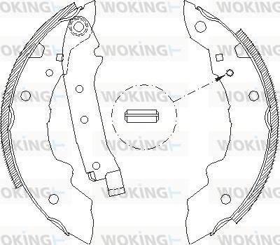 Woking Z4036.01 - Bremžu loki autospares.lv