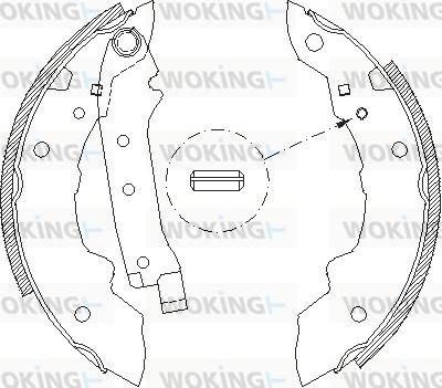 Woking Z4038.00 - Bremžu loki www.autospares.lv