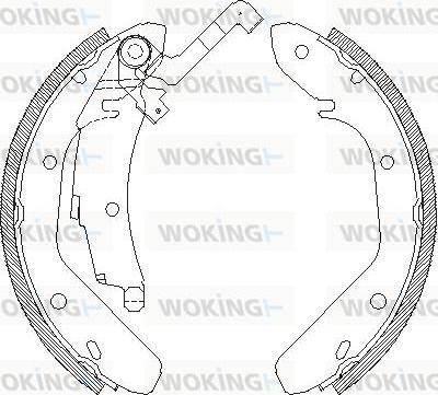 Woking Z4024.01 - Bremžu loki autospares.lv