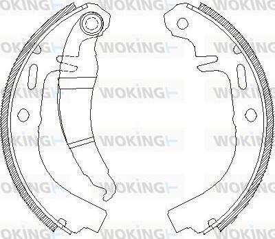 Woking Z4025.00 - Bremžu loki autospares.lv