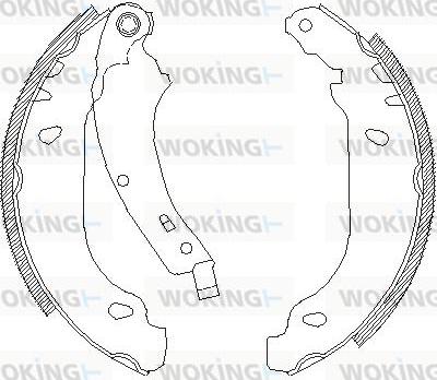 Woking Z4074.00 - Bremžu loki autospares.lv