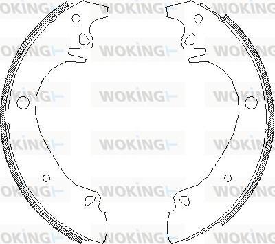 Woking Z4070.00 - Bremžu loki autospares.lv