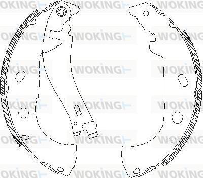 Woking Z4072.00 - Bremžu loki autospares.lv