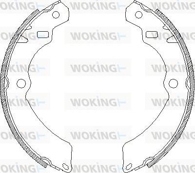 Woking Z4196.00 - Bremžu loki www.autospares.lv