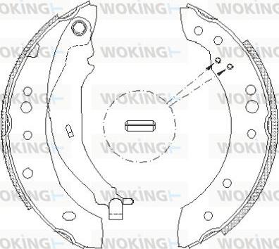 Woking Z4149.01 - Bremžu loki www.autospares.lv