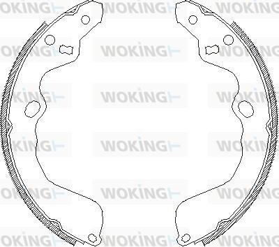 Woking Z4153.00 - Bremžu loki autospares.lv