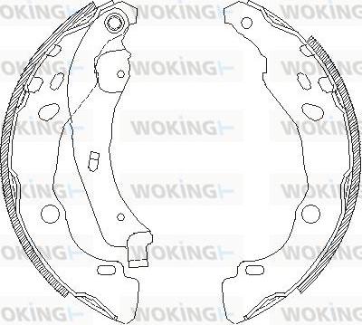 Woking Z4152.00 - Bremžu loki autospares.lv