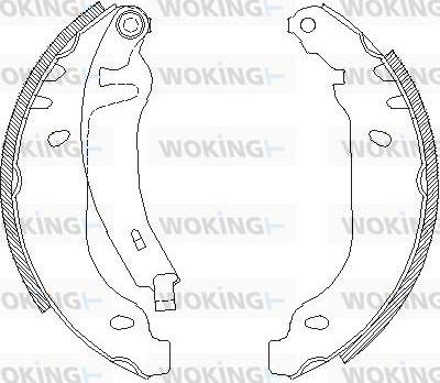 Woking Z4169.02 - Bremžu loki www.autospares.lv