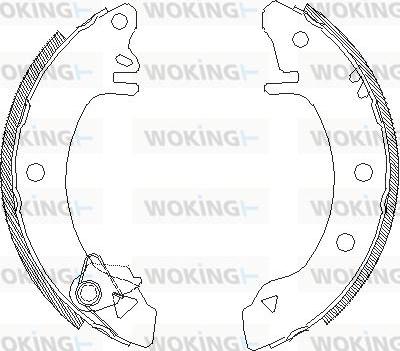 Woking Z4100.00 - Bremžu loki www.autospares.lv