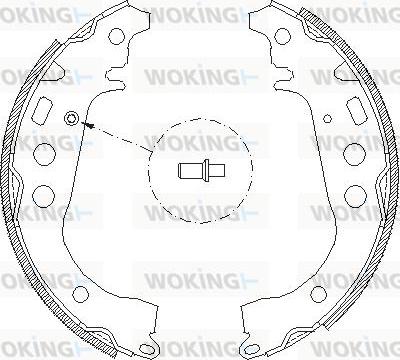 Woking Z4101.00 - Bremžu loki autospares.lv