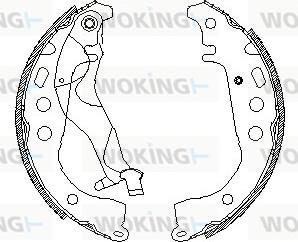 Woking Z4101.01 - Bremžu loki autospares.lv