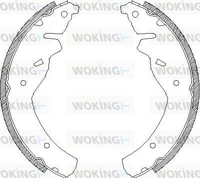 Woking Z4118.00 - Bremžu loki www.autospares.lv