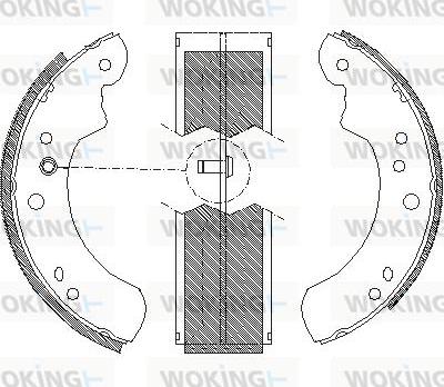 Woking Z4112.00 - Bremžu loki autospares.lv