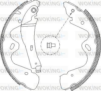 Woking Z4184.00 - Bremžu loki autospares.lv