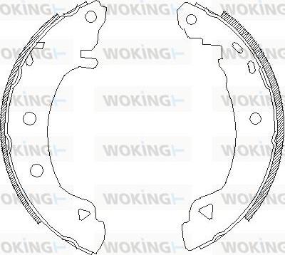 Woking Z4182.04 - Bremžu loki www.autospares.lv