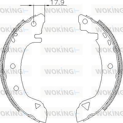 Woking Z4182.01 - Bremžu loki www.autospares.lv