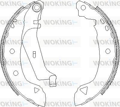 Woking Z4182.03 - Bremžu loki www.autospares.lv