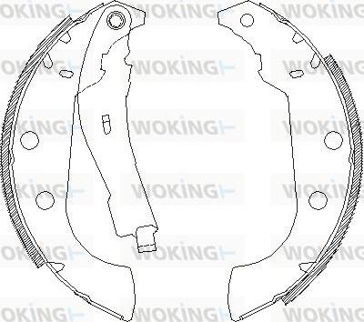 Woking Z4135.01 - Bremžu loki www.autospares.lv