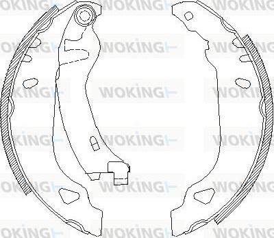 Woking Z4179.01 - Bremžu loki autospares.lv