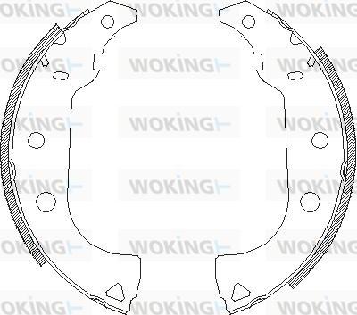 Woking Z4176.00 - Bremžu loki autospares.lv