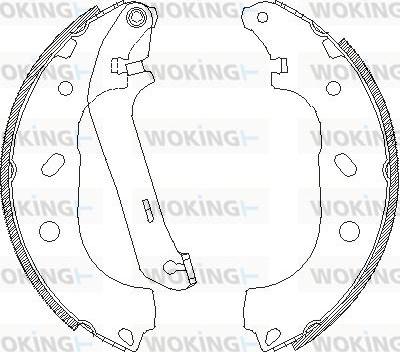 Woking Z4170.00 - Bremžu loki www.autospares.lv