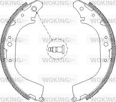 Woking Z4172.00 - Bremžu loki www.autospares.lv