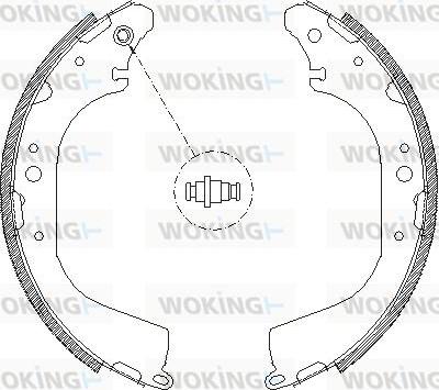 Woking Z4172.01 - Bremžu loki www.autospares.lv