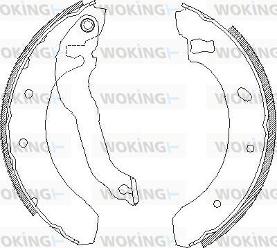 Woking Z4395.00 - Bremžu loki autospares.lv