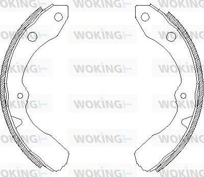 Woking Z4359.00 - Bremžu loki autospares.lv