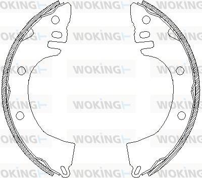 Woking Z4368.00 - Bremžu loki autospares.lv