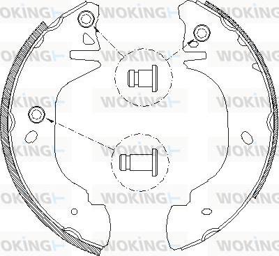 Woking Z4305.00 - Bremžu loki autospares.lv