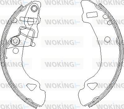 Woking Z4303.00 - Bremžu loki autospares.lv