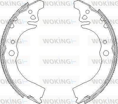 Woking Z4389.00 - Bremžu loki www.autospares.lv