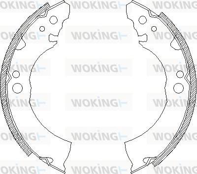 Woking Z4331.00 - Bremžu loki www.autospares.lv